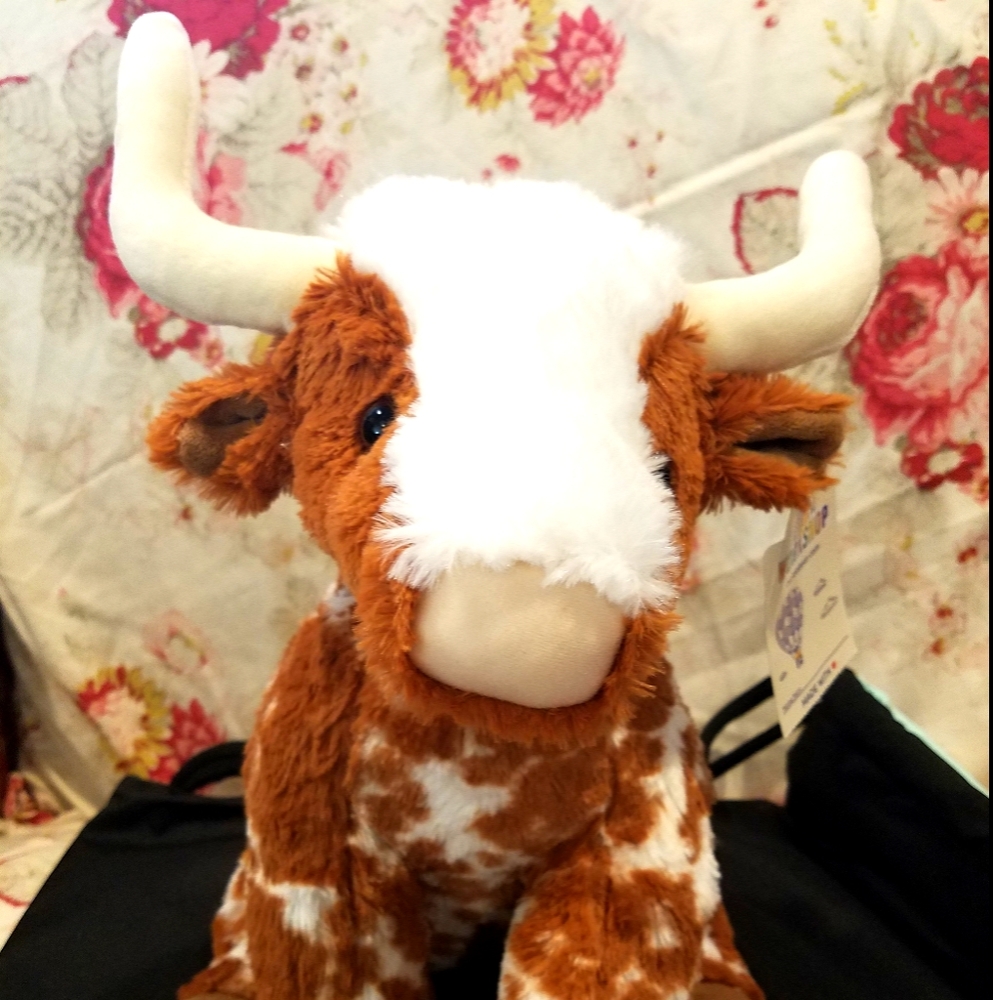New Build A Bear Longhorn with Tags